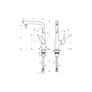 Смеситель для кухни, однорычажный Hansgrohe Talis Select S (цвет - сталь) (72820800) фото 2 Aquada.com.ua