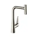 Смеситель для кухни Hansgrohe Metris Select S (цвет - сталь) (72821800) фото 1 Aquada.com.ua