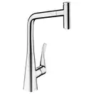 Смеситель для кухни Hansgrohe Metris Select 320 1jet, sBox (цвет - хром), с вытяжным душем (73803000) фото 1 Aquada.com.ua