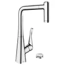 Смеситель для кухни Hansgrohe Metris Select 320 2jet, sBox (цвет - хром), с вытяжным душем (73806000) фото 1 Aquada.com.ua