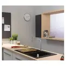Змішувач для кухні Hansgrohe Metris Select 200 2Jet Sbox з витяжним душем, чорний матовий (73818670)