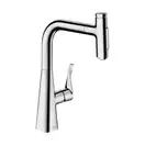 Змішувач для кухні Hansgrohe Metris Select 240 2jet з витяжним душем, хром (73822000)