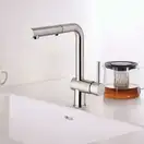 Смеситель для кухни Paffoni Light (цвет - сталь) (LIG285ST-MET)