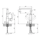 Змішувач для кухні Qtap Vitkov 9019104FC (QTVIT9019104FC) фото 2 Aquada.com.ua