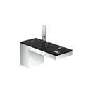 Смеситель для раковины Axor MyEdition (цвет - хром/мрамор) (47012000+47913000) фото 1 Aquada.com.ua