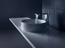 Смеситель для раковины высокий Axor MyEdition (цвет - хром/чёрное стекло) (47020600) фото 3 Aquada.com.ua