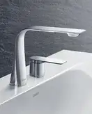 Смеситель для раковины на 2 отверстия Duravit D.1 (цвет - хром) (D11120002010) фото 2 Aquada.com.ua