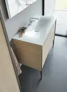 Смеситель для раковины на 2 отверстия Duravit D.1 (цвет - хром) (D11120002010) фото 3 Aquada.com.ua