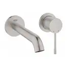 Смеситель для раковины настенный Grohe Essence (цвет - сталь) (19408DC1) фото 1 Aquada.com.ua