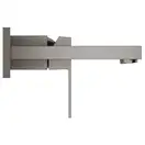 Смеситель для раковины настенный Grohe Eurocube S-Size (цвет - тёмный графит, матовый), вынос 171 мм (19895AL0) фото 3 Aquada.com.ua