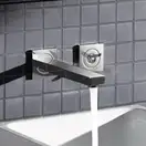 Смеситель для раковины на два отверстия Grohe Eurocube Joy M-Size (цвет - хром) (19997000) фото 2 Aquada.com.ua