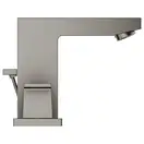 Смеситель для раковины Grohe Eurocube (цвет - тёмный графит, матовый), с донным клапаном (20351AL0) фото 2 Aquada.com.ua