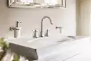 Змішувач для умивальника Grohe Grandera M-Size на 3 отвори, хром (20389000)