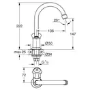 Кран на одну воду для раковины Grohe Costa L-Size 20393001
