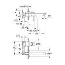 Смеситель для раковины Grohe BauEdge (цвет - хром) (20474000) фото 2 Aquada.com.ua