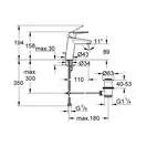 Смеситель для раковины Grohe Eurodisc Cosmopolitan (цвет - хром) (23049002) фото 3 Aquada.com.ua