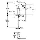 Grohe Allure Смеситель однорычажный для раковины L-Size (23076000) фото 2 Aquada.com.ua