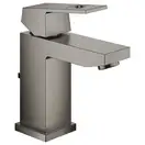 Смеситель для раковины Grohe Eurocube S-Size (цвет - тёмный графит, матовый), с донным клапаном (23127AL0) фото 1 Aquada.com.ua