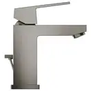 Смеситель для раковины Grohe Eurocube S-Size (цвет - тёмный графит, матовый), с донным клапаном (23127AL0) фото 2 Aquada.com.ua