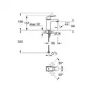 Змішувач одинважільний для раковини Grohe Eurocube S-Size без донного клапана, хром (23132000)