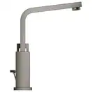 Смеситель для раковины Grohe Eurocube L-Size (цвет - тёмный графит, матовый), с донным клапаном (23135AL0) фото 2 Aquada.com.ua