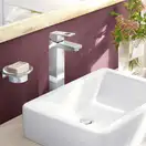 Смеситель для раковины Grohe Eurocube (цвет - хром) (23136000) фото 2 Aquada.com.ua