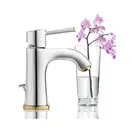 Смеситель для раковины Grohe Grandera (цвет - хром/золото) (23303IG0) фото 2 Aquada.com.ua