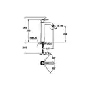 Змішувач для умивальника Grohe Grandera XL-Size, хром (23313IG0)