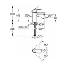 Grohe Eurosmart Cosmopolitan Смеситель однорычажный для раковины M-Size (23327KW0) (23327KW0) фото 2 Aquada.com.ua