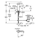 Grohe Essence Смеситель однорычажный для раковины S-Size (23379001)