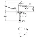 GROHE Для раковины EUROSMART COSMOPOLITAN (2339800E) фото 3 Aquada.com.ua