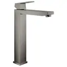 Смеситель для раковины высокий Grohe Eurocube XL-Size (цвет - тёмный графит, матовый), без донного клапана (23406AL0) фото 1 Aquada.com.ua