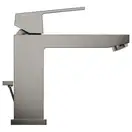 Смеситель для раковины Grohe Eurocube M-Size (цвет - тёмный графит, матовый), с донным клапаном (23445AL0) фото 2 Aquada.com.ua
