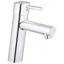 Смеситель для раковины Grohe Concetto (цвет - хром), без донного клапана (23451001) фото 1 Aquada.com.ua