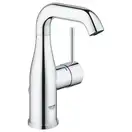 Смеситель для раковины Grohe Essence M-Size (цвет - хром), с донным клапаном цепочка (23480001) фото 1 Aquada.com.ua