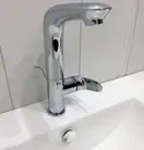 Смеситель однорычажный для раковины Grohe Eurostyle Solid 1/2" L-Size (цвет - хром) с донным клапаном (23718003) фото 3 Aquada.com.ua