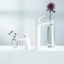 Смеситель для раковины высокий Grohe Eurostyle Solid 15XL-Size (цвет - белый) без донного клапана (23719LS3) фото 3 Aquada.com.ua