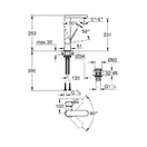 Grohe Plus L-размера Смеситель для раковины, хром (23873003)