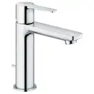 Смеситель однорычажный для раковины Grohe Lineare DN 15 S-Size (цвет - хром) с доным клапаном (32114001) фото 1 Aquada.com.ua