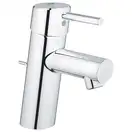 Смеситель для раковины Grohe Concetto (цвет - хром), с донным клапаном (32204001) фото 1 Aquada.com.ua