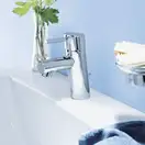Смеситель однорычажный для раковины Grohe Concetto DN 15 S-Size (цвет - хром) с донным клапаном (3220410E) фото 2 Aquada.com.ua