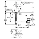 Grohe Essence New Смеситель для раковины, хром (32628001)