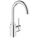 Смеситель для раковины высокий Grohe Concetto (цвет - хром), с донным клапаном (32629002) фото 1 Aquada.com.ua