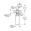 Набор Grohe смеситель для раковины Eurosmart Cosmopolitan 32825000 + дозатор для моющего средства Contemporary 40536DC0 (3282500040536DC0) фото 4 Aquada.com.ua