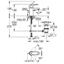 Набор Grohe смеситель для раковины Eurosmart Cosmopolitan 32825000 + дозатор для моющего средства Contemporary 40536DC0 (3282500040536DC0)
