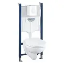 Комплект унітазу з інсталяцією Grohe Solido Compact та кнопкою Skate Air, білий (39116000)