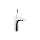Смеситель для раковины, однорычажный Hansgrohe PuraVida (цвет - хром), с донным клапаном (15074000) фото 1 Aquada.com.ua