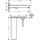 Hansgrohe PuraVida Смеситель для умывальника, хром (15085000)