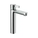 Смеситель для раковины, однорычажный Hansgrohe Metris S (цвет - хром), с донным клапаном (31021000) фото 1 Aquada.com.ua