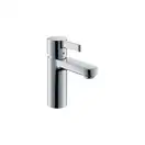 Смеситель для раковины, однорычажный Hansgrohe Metris S (цвет - хром), с донным клапаном (31060000) фото 1 Aquada.com.ua